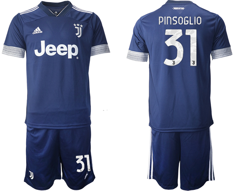 Men 2020-2021 club Juventus away #31 blue Soccer Jerseys->juventus jersey->Soccer Club Jersey